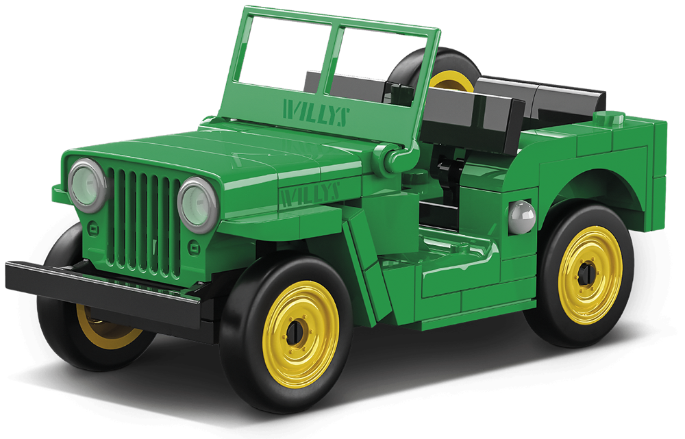 COBI MILITAR CARS JEEP WILLYS CJ-2A 24517