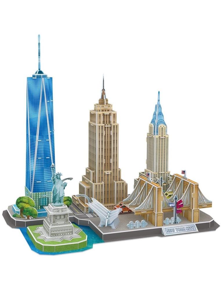 CUBICFUN PUZZLE 3D CITTÀ DEL MONDO - NEW YORK 123PZ