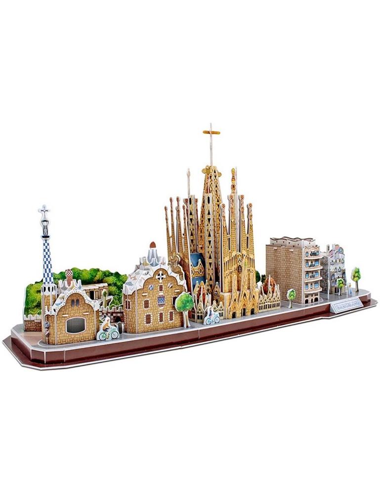 CUBICFUN PUZZLE 3D CITTÀ DEL MONDO - BARCELLONA 186PZ