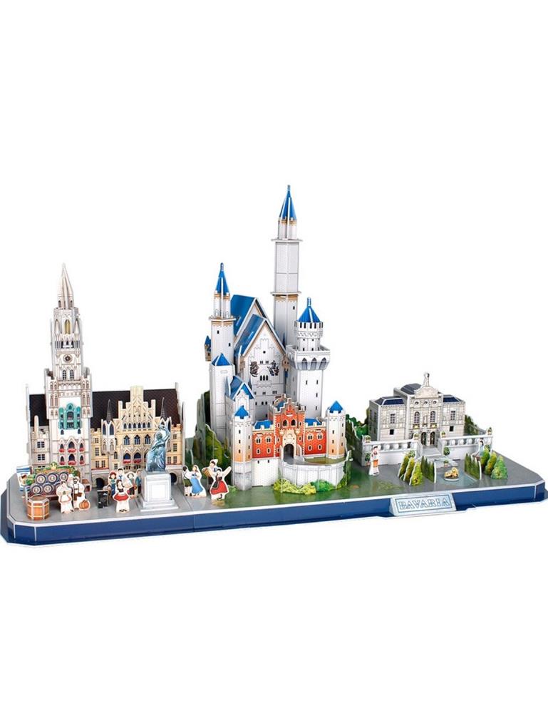 CUBICFUN PUZZLE 3D CITTÀ DEL MONDO - BAVARIA 178PZ