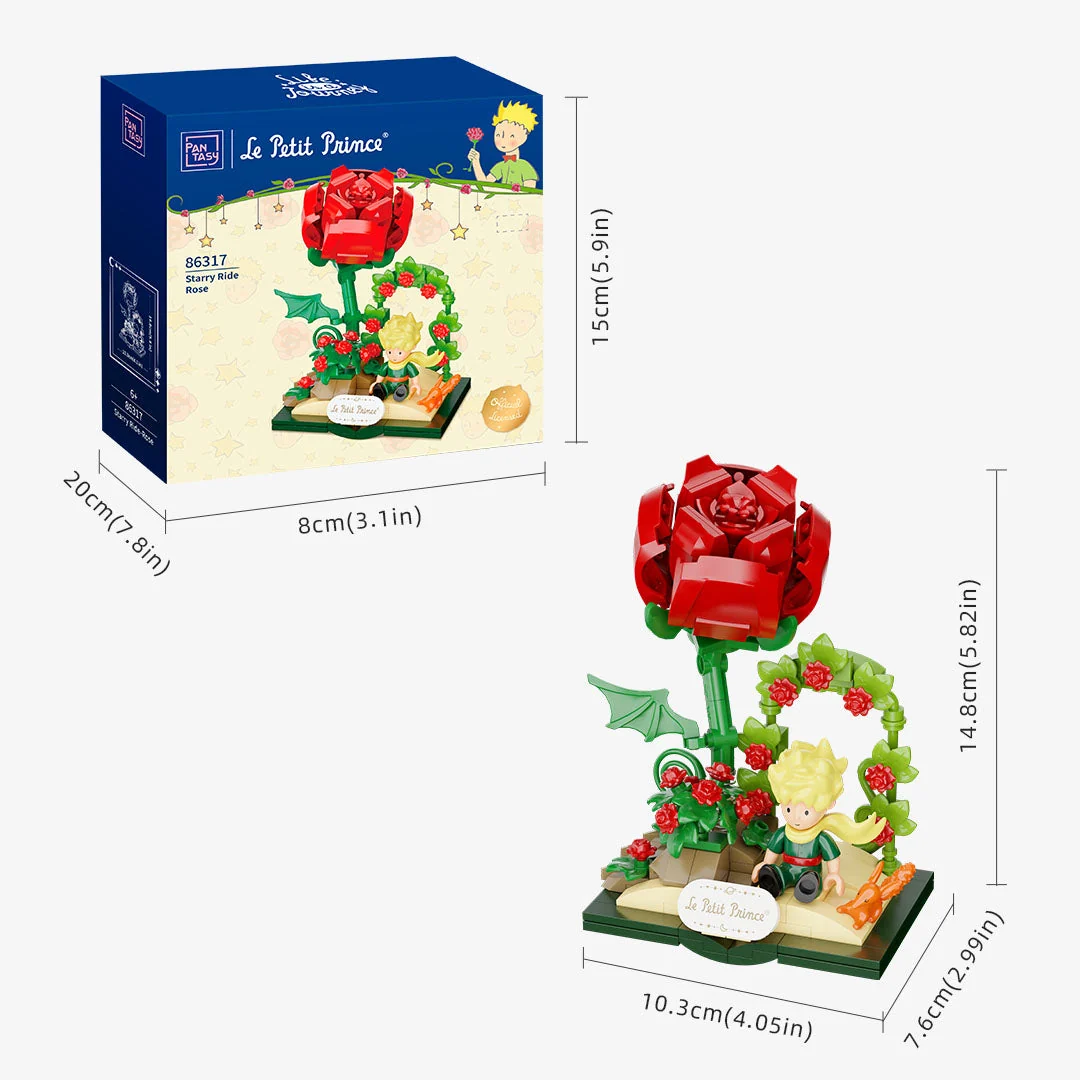 PANTASY SET DI MATTONCINI LE PETIT PRINCE - VIAGGIO STELLATO - ROSA PAN86317