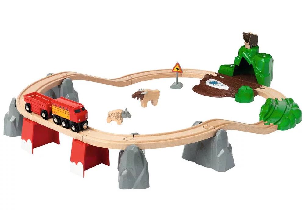 BRIO SET FERROVIARIO CON ANIMALI NORDICI 33988