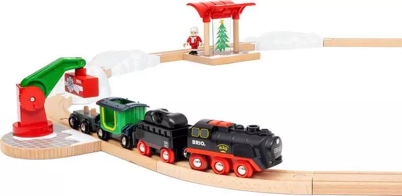 BRIO SET TRENO A VAPORE DI NATALE 01400