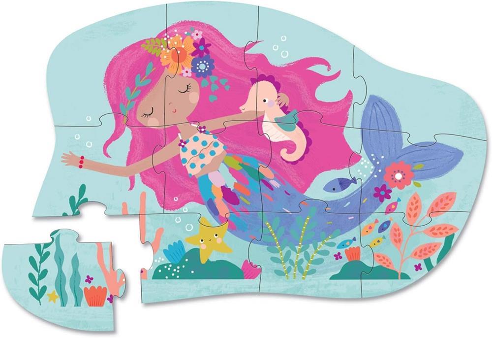 CROCODILE CREEK MINI PUZZLE MERMAID DREAMS 12 PZ 41192