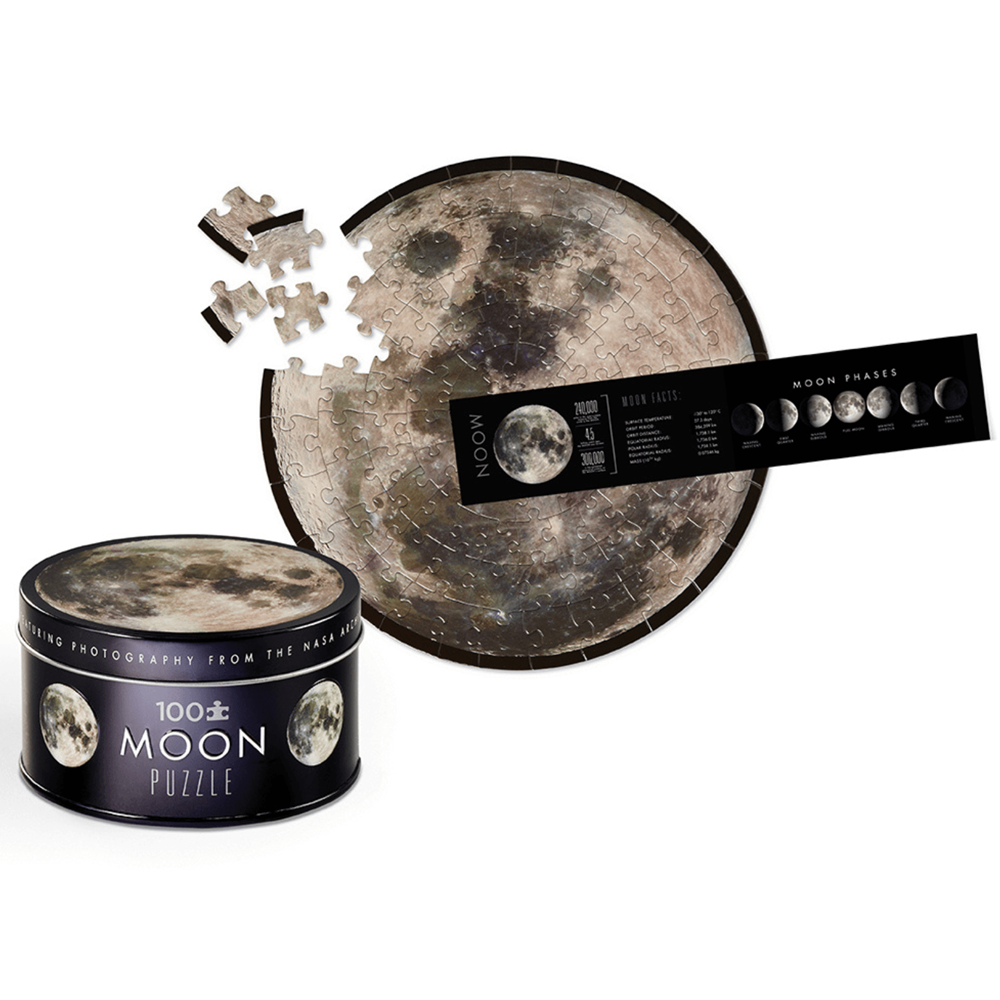 CROCODILE CREEK PUZZLE MOON - NASA TIN 100PZ 43303