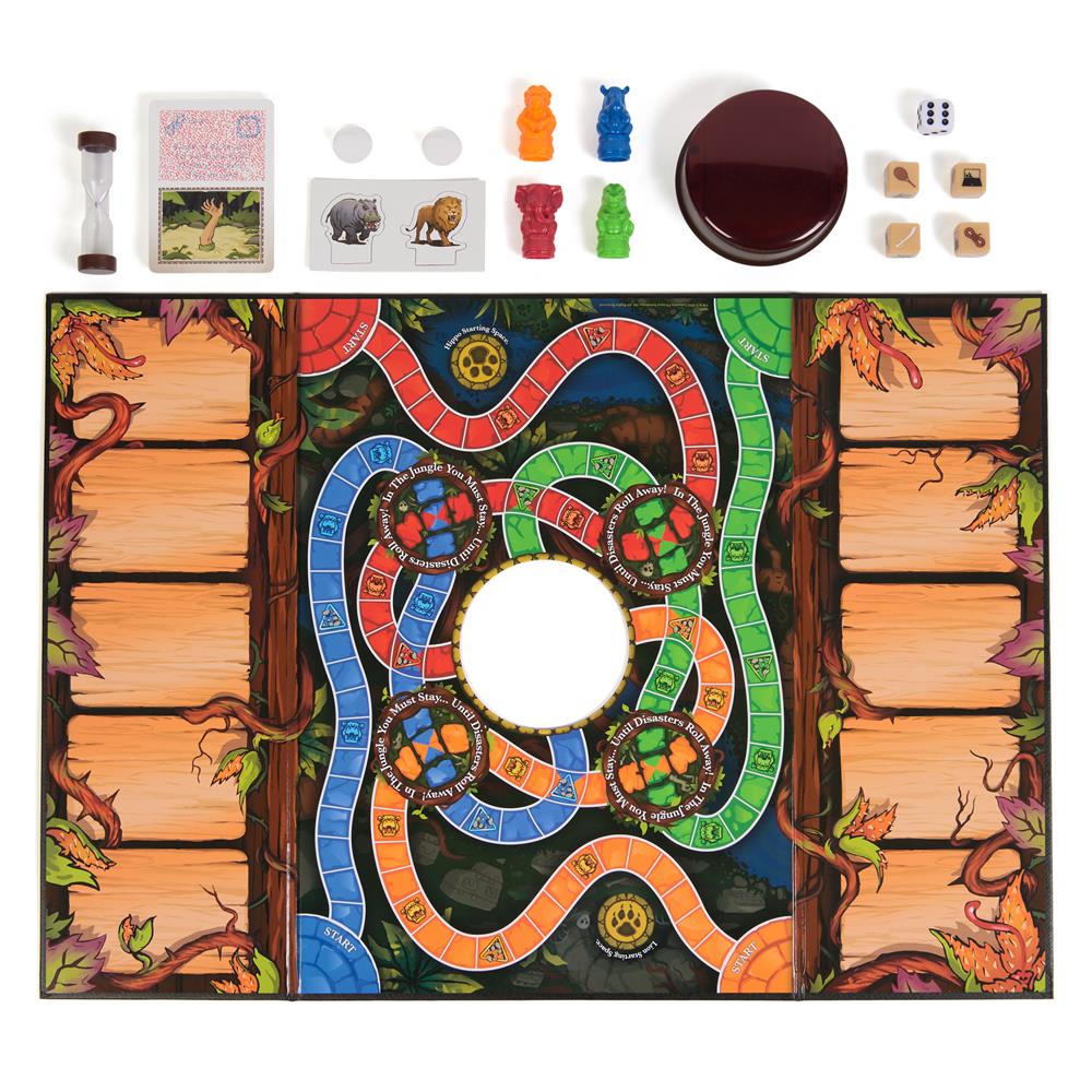 SPIN MASTER JUMANJI, IL GIOCO IN LEGNO 6062356