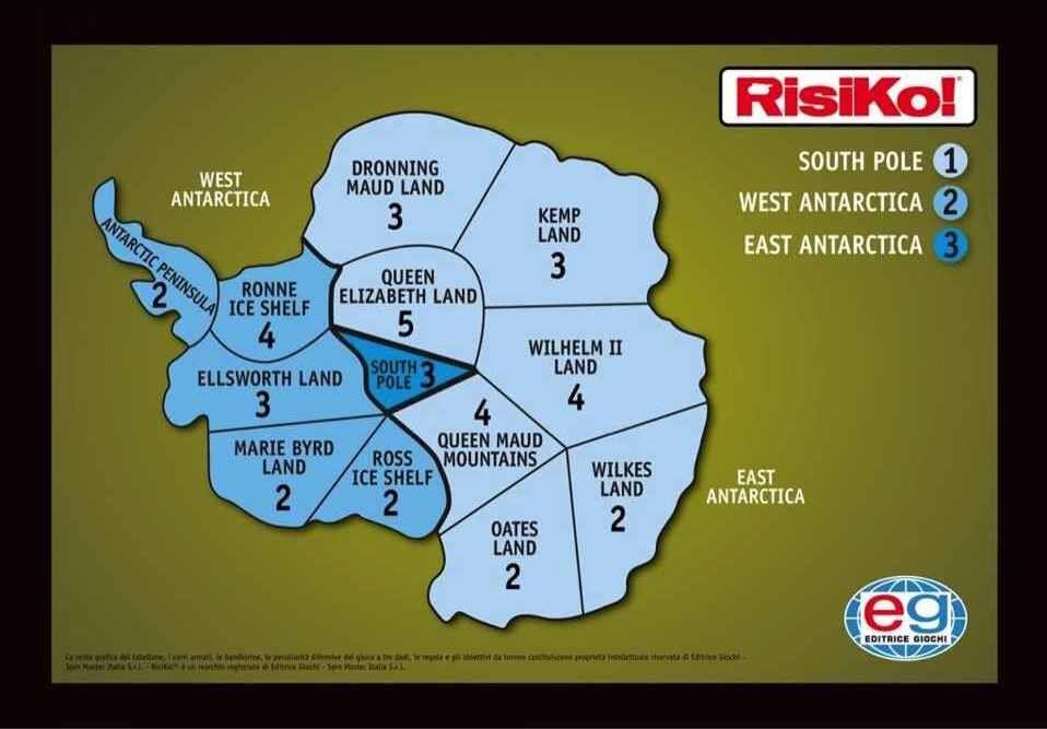 EDITRICE GIOCHI RISIKO! ANTARTIDE ESPANSIONE 6065126