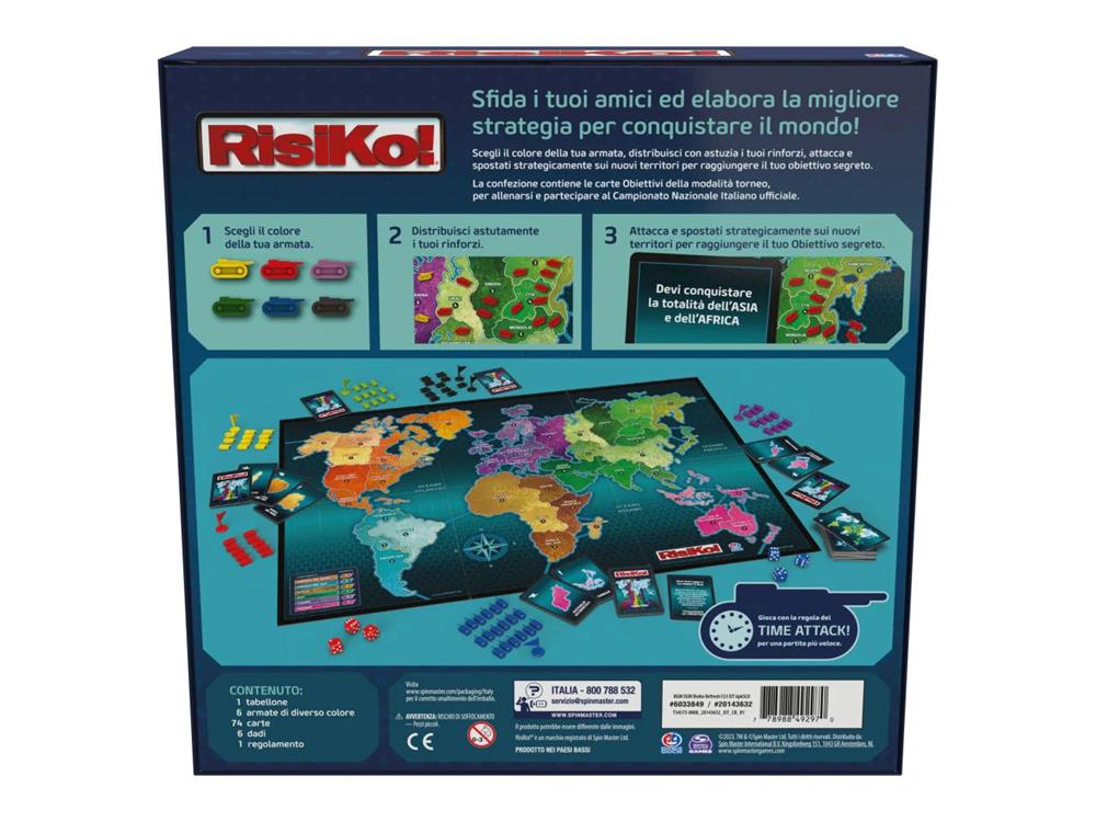 EDITRICE GIOCHI RISIKO! 4° EDIZIONE 6067901