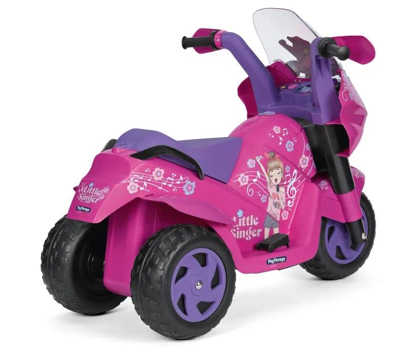 PEG PEREGO MOTO LITTLE SINGER FUCSIA IGED0925