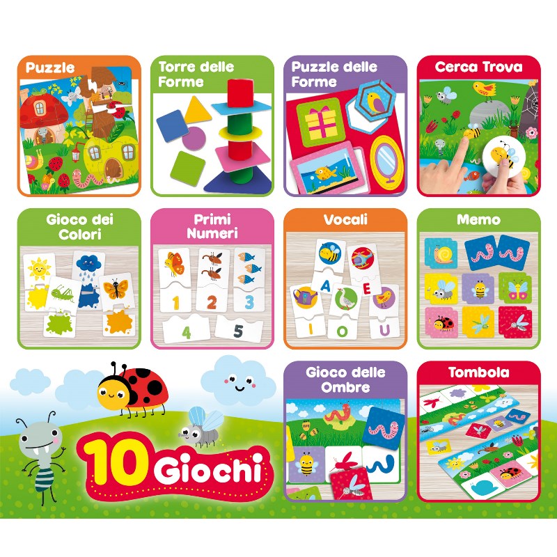 LISCIANI GIOCHI CAROTINA RACCOLTA GIOCHI EDUCATIVI BABY 79896