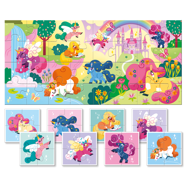 LUDATTICA UNICORNI DUDÙ BABY PUZZLE COLLECTION 32PZ 21849