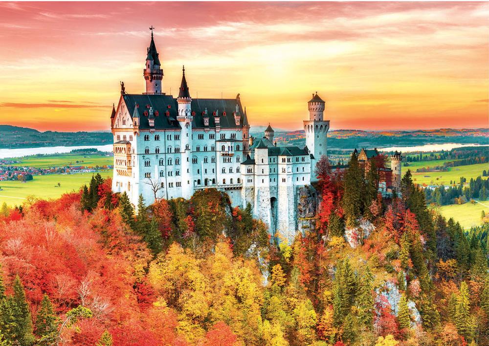 EDUCA PUZZLE AUTUNNO IN NEUSCHWANSTEIN - AUTUMN IN NEUSCHWANSTEIN - 1500 PZ 19042