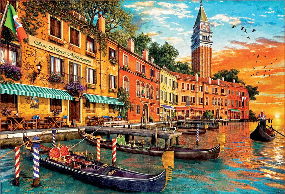 EDUCA PUZZLE TRAMONTO A SAN MARCO - SUNSET TO SAN MARCOS - 6000 PZ 19286