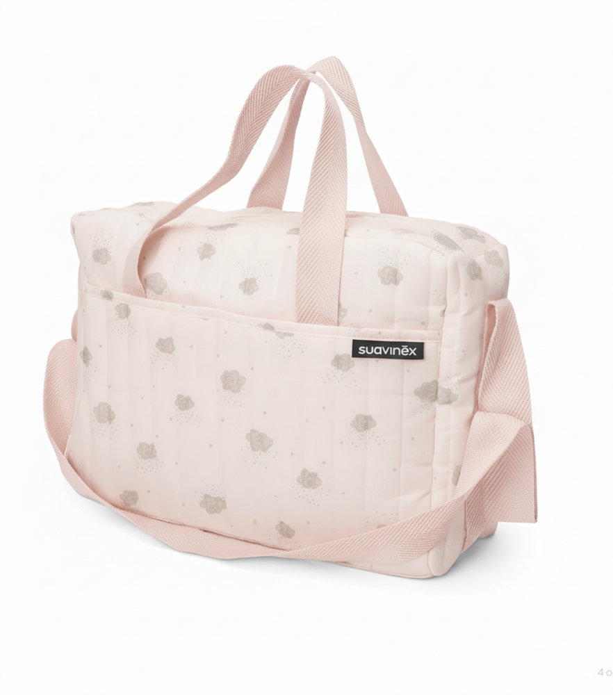 SUAVINEX BORSA COSMETICA ROSA CON SET CURA NEONATO - 5 PRODOTTI INCLUSI 308830