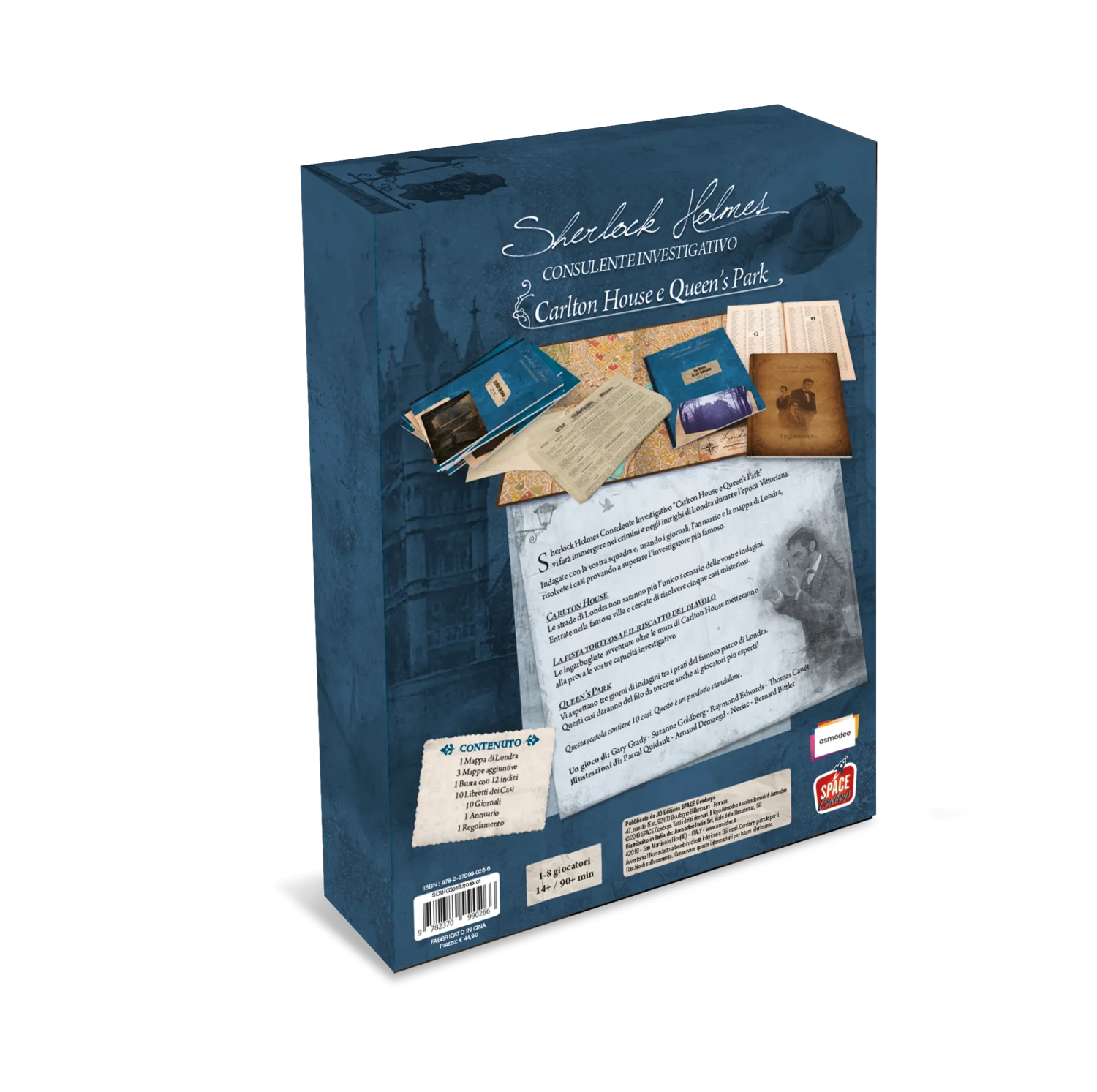 ASMODEE CARLTON HOUSE & QUEEN'S PARK - SHERLOCK HOLMES: CONSULENTE INVESTIGATIVO 8552 ASMODEE CARLTON HOUSE & QUEEN'S PARK - SHERLOCK HOLMES: CONSULENTE INVESTIGATIVO 8552