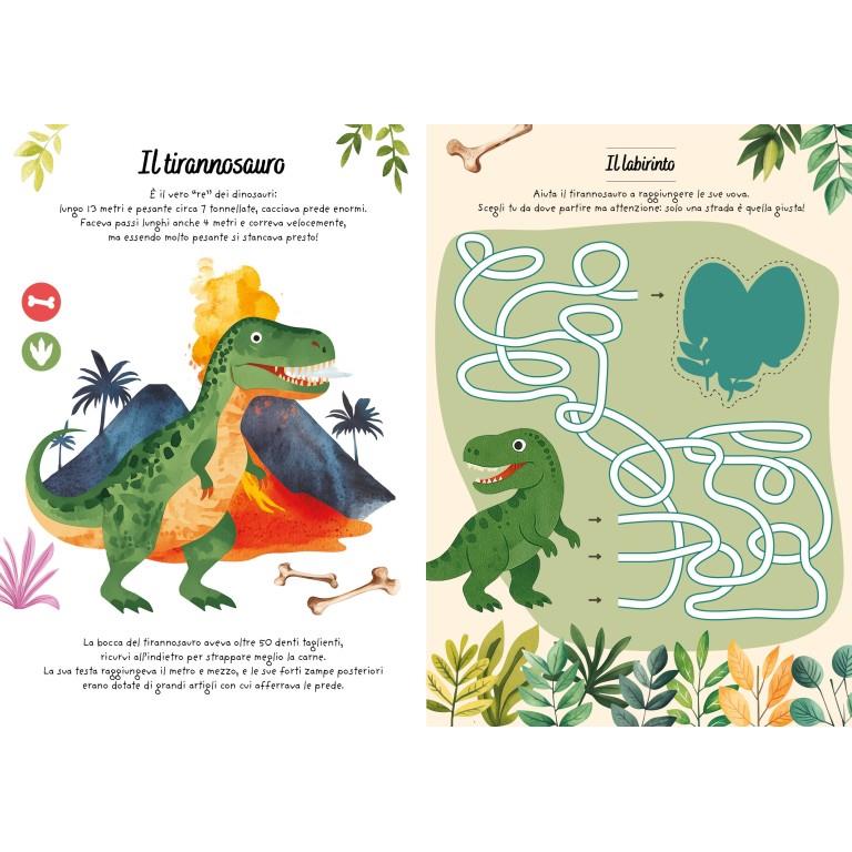 SASSI EDITORE ACTIVITY BOOKS BOTANICAL - DINOSAURI