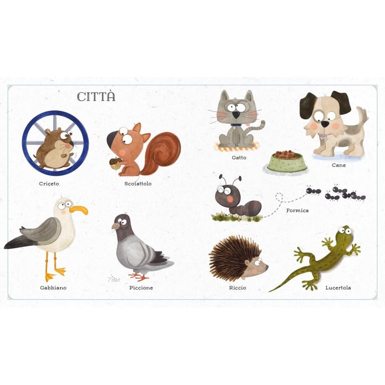 SASSI EDITORE BOARD BOOKS - IL PAROLIERE DEGLI ANIMALI - ITALIANO