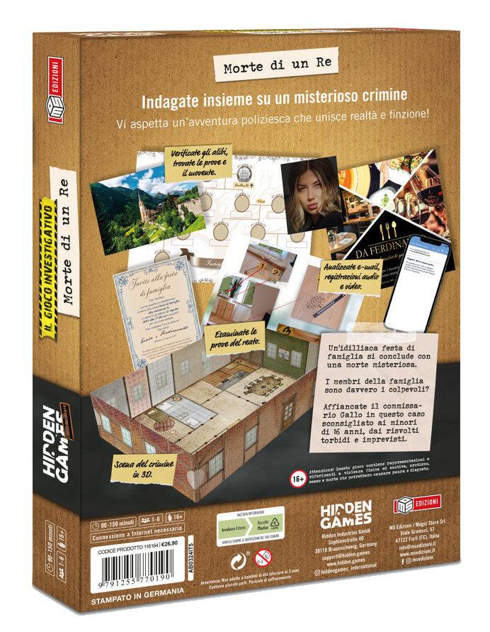 HIDDEN GAMES - MORTE DI UN RE 116164