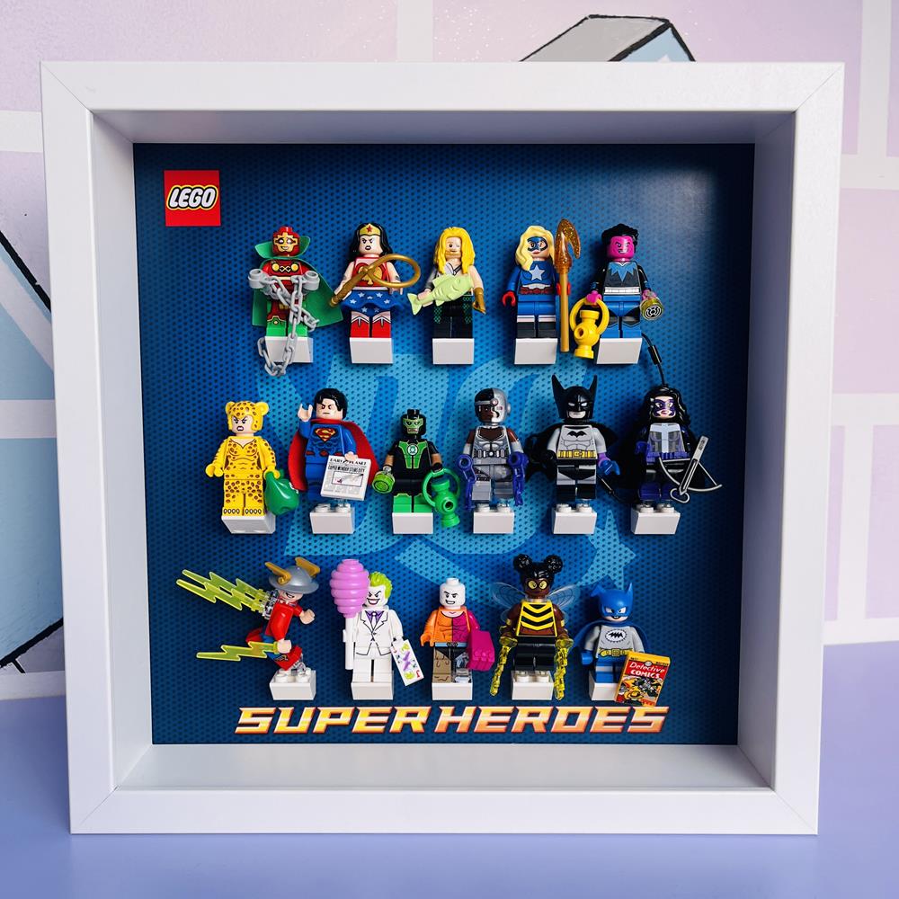 BRICK FRAME SERIE DC COMICS SUPERHEROES 71026 DISPLAY CLASSIC FRAME - BIANCA BRICK FRAME SERIE DC COMICS SUPERHEROES 71026 DISPLAY CLASSIC FRAME - BIANCA