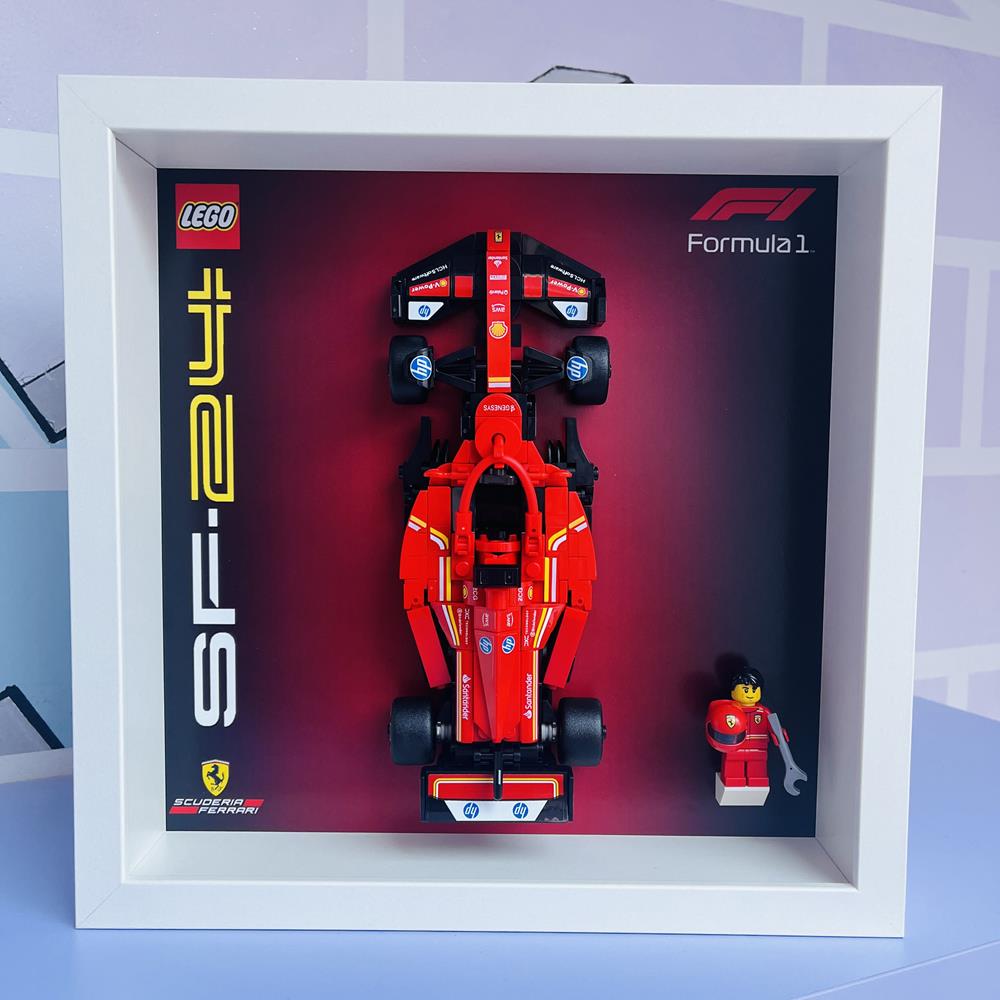 BRICK FRAME CORNICE CLASSIC FRAME PER SET LEGO SPEED CHAMPIONS 77242 - BIANCA 77242 BRICK FRAME CORNICE CLASSIC FRAME PER SET LEGO SPEED CHAMPIONS 77242 - BIANCA 77242