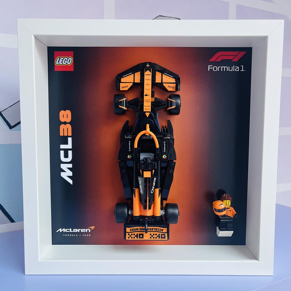 BRICK FRAME CORNICE CLASSIC FRAME PER SET LEGO SPEED CHAMPIONS 77251 - BIANCA BRICK FRAME CORNICE CLASSIC FRAME PER SET LEGO SPEED CHAMPIONS 77251 - BIANCA