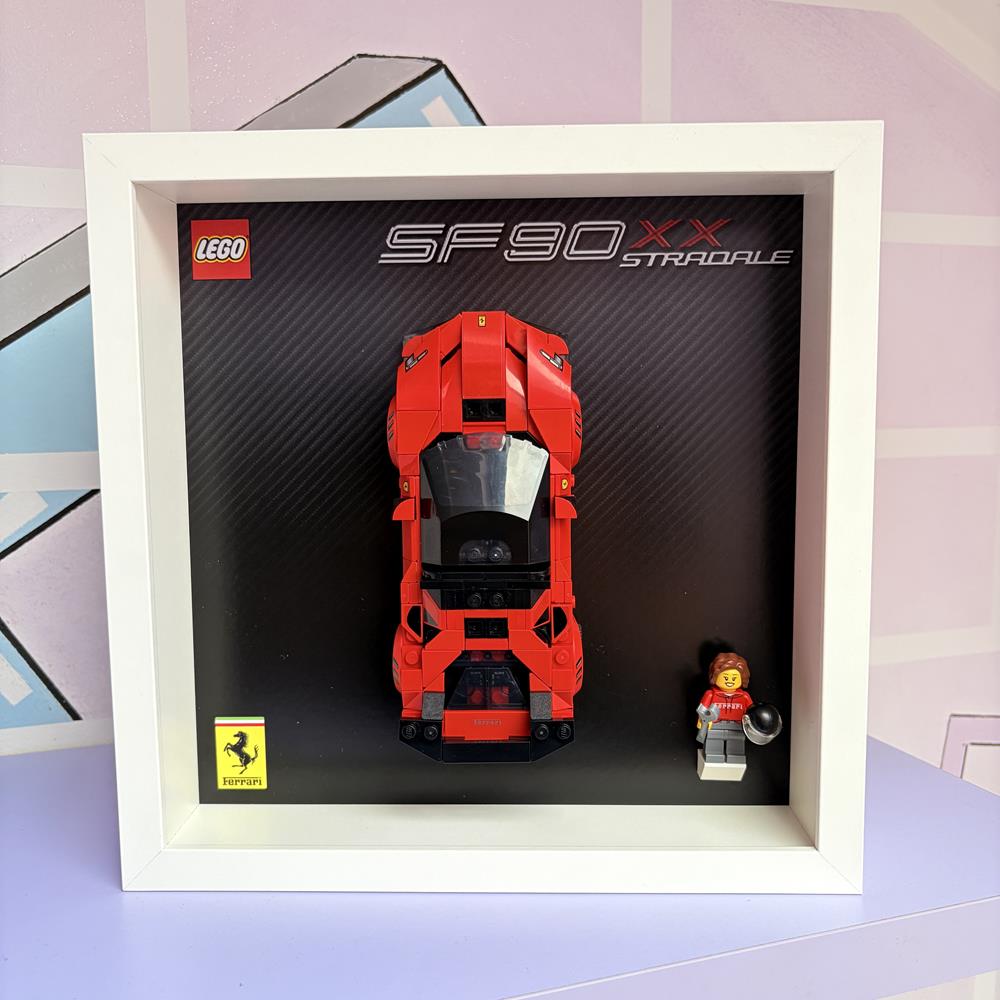 BRICK FRAME CORNICE CLASSIC FRAME PER SET LEGO SPEED CHAMPIONS FERRARI SF90XX STRADALE 77254