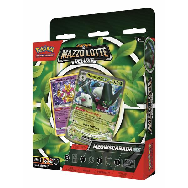 GAMEVISION POKÉMON MAZZO LOTTE DELUXE QUAQUAVAL EX O MEOWSCARADA EX PK30600-I