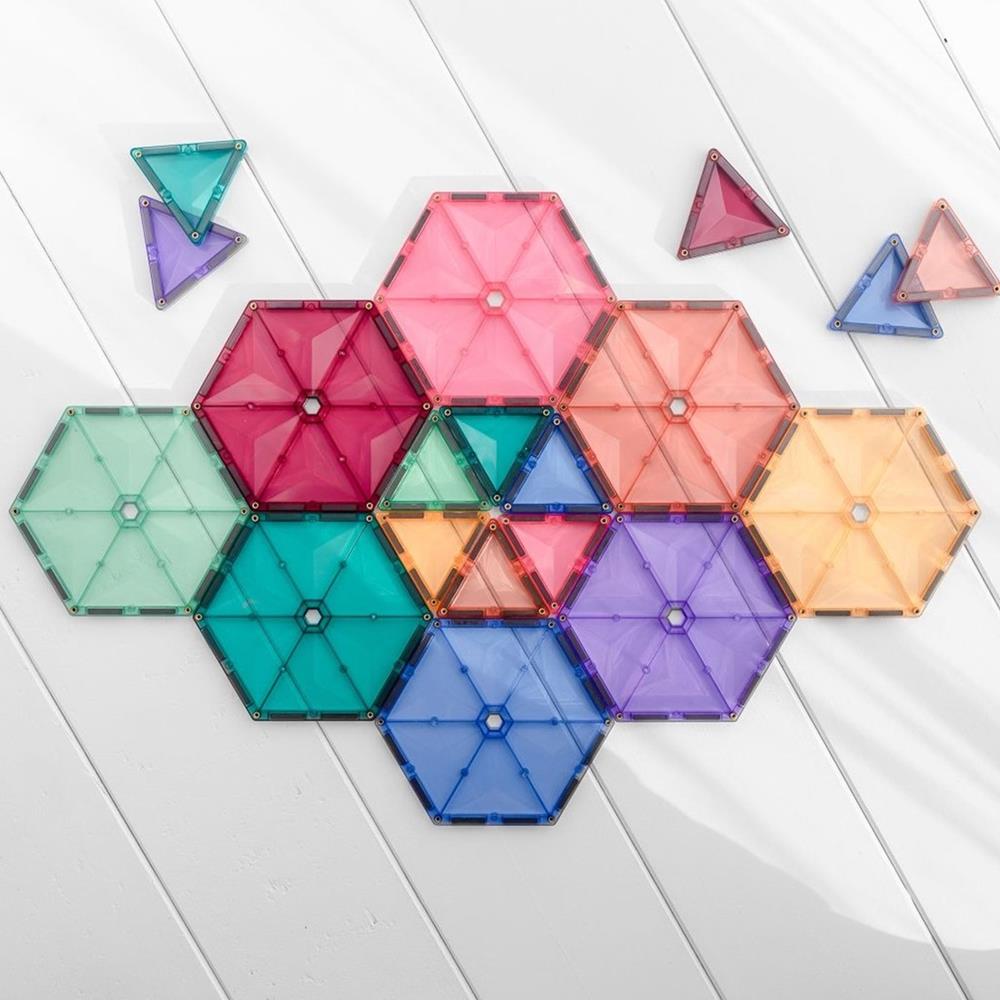 CONNETIX PANNELLI MAGNETICI GEOMETRIE PASTEL 40 PZ