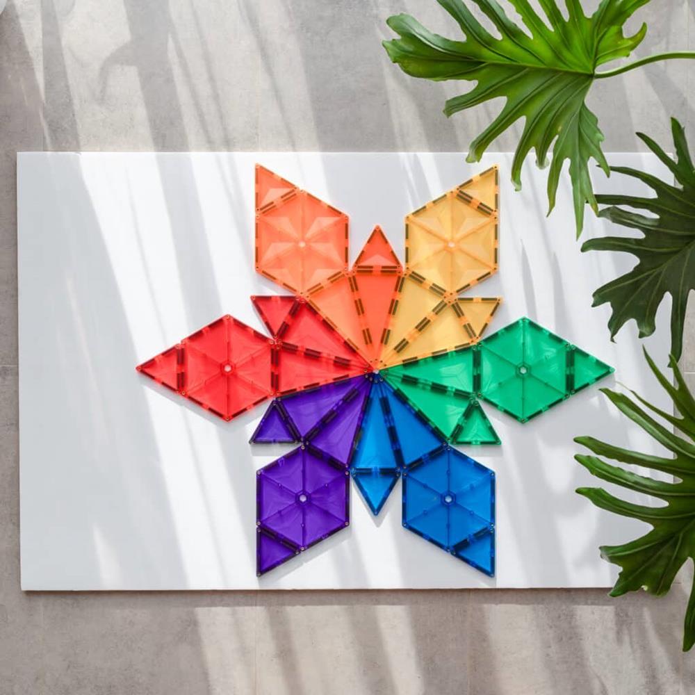 CONNETIX PANNELLI MEGNETICI RAINBOW GEOMETRY PACK 30 PZ