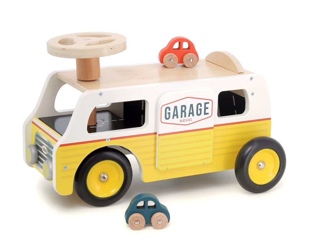 VILAC FURGONE ATTREZZATO GARAGE IN LEGNO 1059