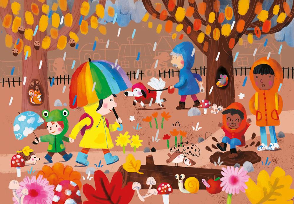 VILAC LIBRO PUZZLE IN LEGNO - LE 4 STAGIONI 7911
