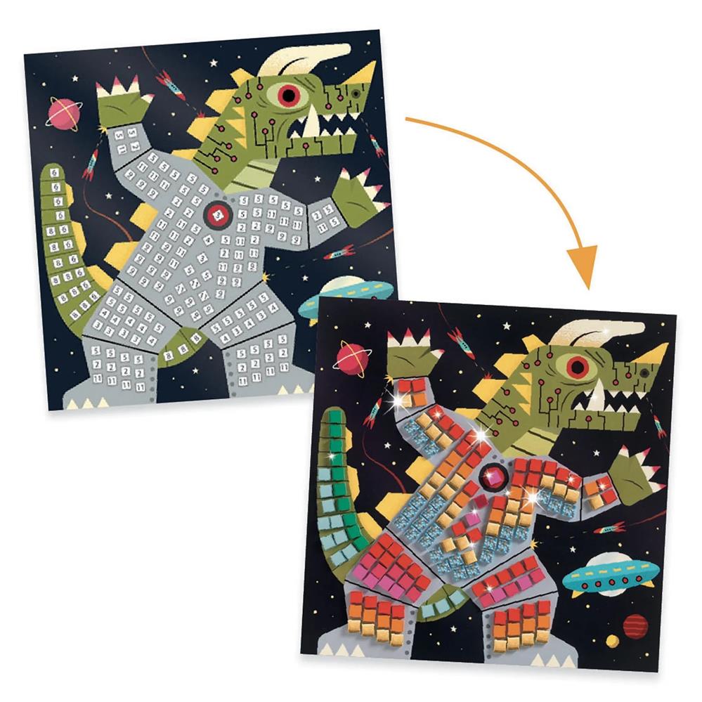 DJECO SPACE BATTLE - SET MOSAICO DJ09424