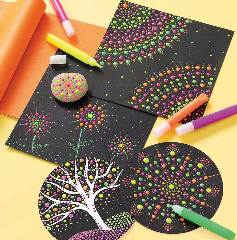 JANOD DOTS PAINTING J07736