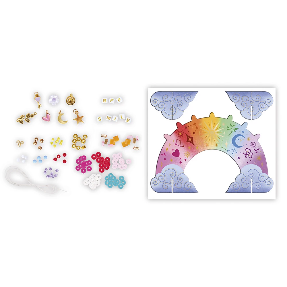 JANOD KIT CREATIVO - 7 BRACCIALETTI DELLA SETTIMANA CON ESPOSITORE ARCOBALENO J09185
