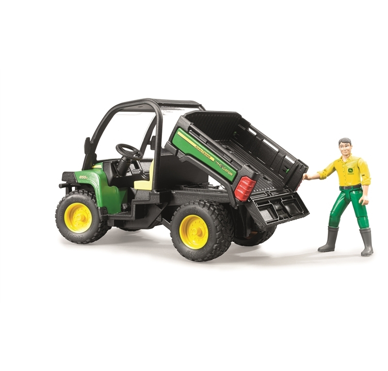 BRUDER JOHN DEERE GATOR 855D CON PERSONAGGIO 2490