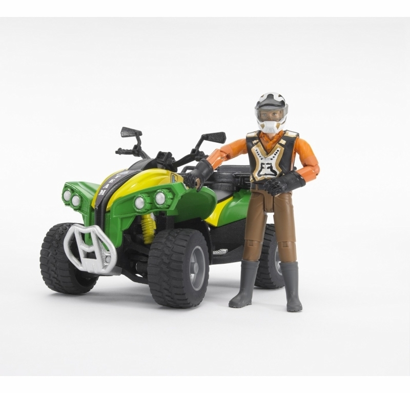 BRUDER QUAD CON FIGURA 63000