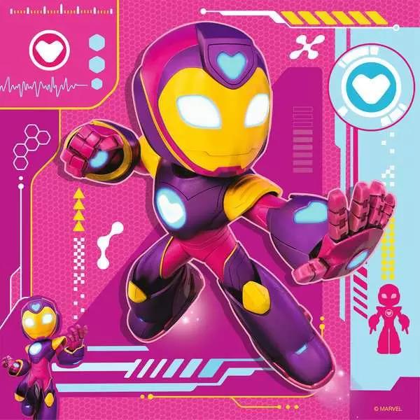 RAVENSBURGER PUZZLE IRON MAN E HIS AWESOME FRIENDS 3X49 PZ 04192