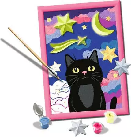 RAVENSBURGER CREART SERIE D - GATTO CON GESSO 3D 23266