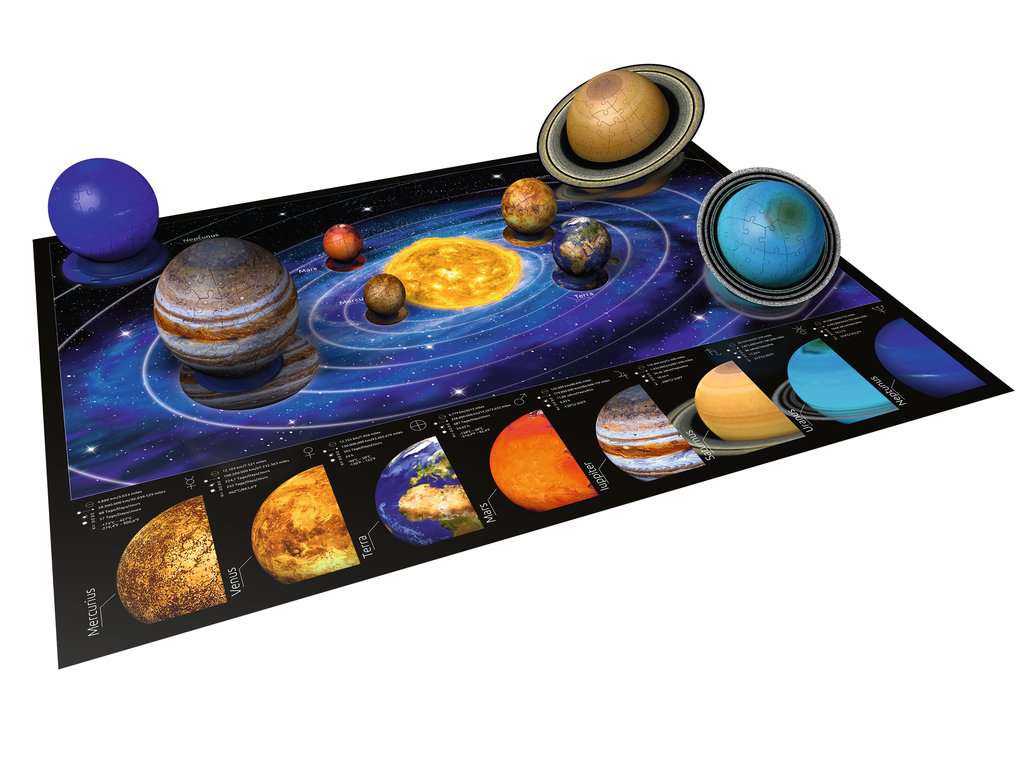 RAVENSBURGER 3D PUZZLE IL SISTEMA PLANETARIO 11668