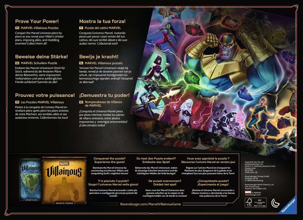 RAVENSBURGER  VILLAINOUS: THANOS 16904