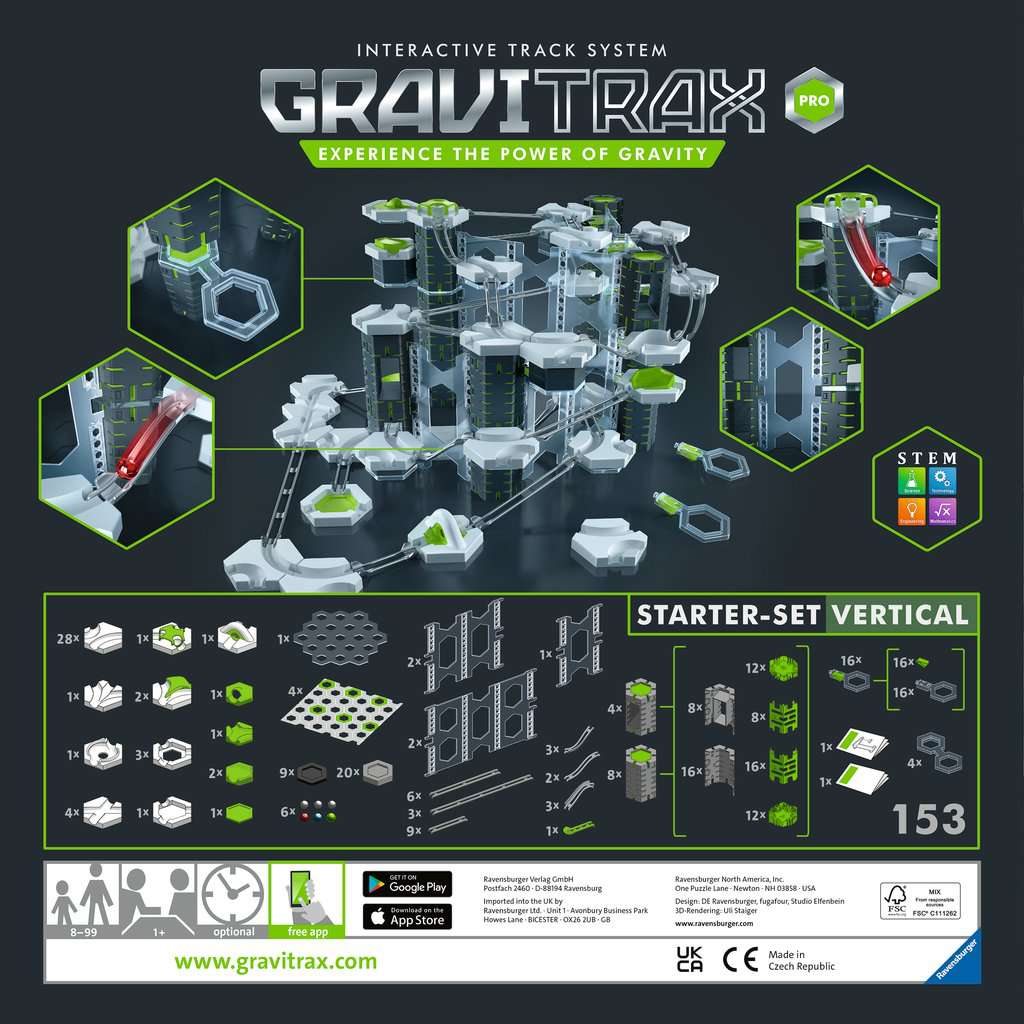 RAVENSBURGER GRAVITRAX PRO STARTER-SET VERTICAL 26832