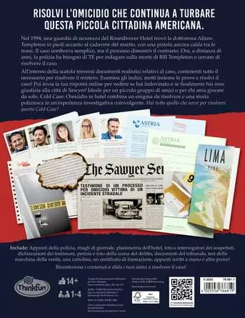 RAVENSBURGER COLD CASE 5: CHECK IN PER UN OMICIDIO 76681