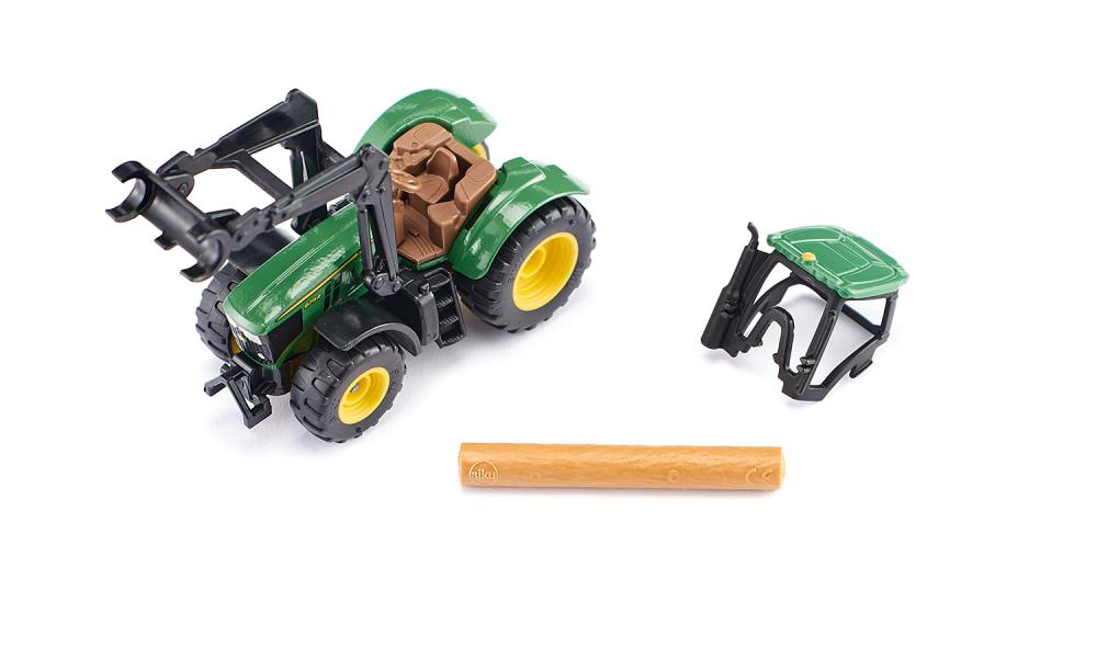 SIKU JOHN DEERE CON PINZA PORTA TRONCHI 1540