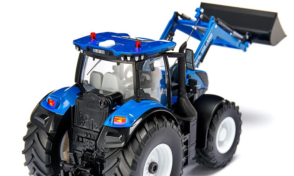SIKU CONTROL NEW HOLLAND T7.315 TRATTORE CON CARICATORE FRONTALE 6797