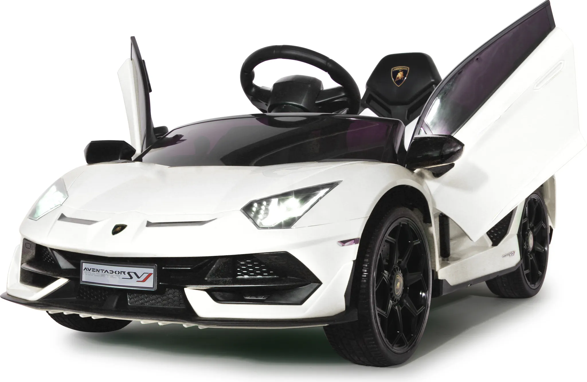 JAMARA RIDE-ON LAMBORGHINI AVENTADOR SVJ BIANCO 12V 2,4GHZ 460687 JAMARA RIDE-ON LAMBORGHINI AVENTADOR SVJ BIANCO 12V 2,4GHZ 460687
