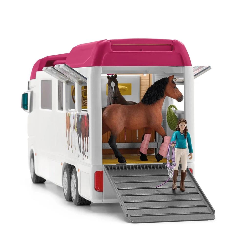 SCHLEICH VAN PER IL TRASPORTO DEI CAVALLI 42619