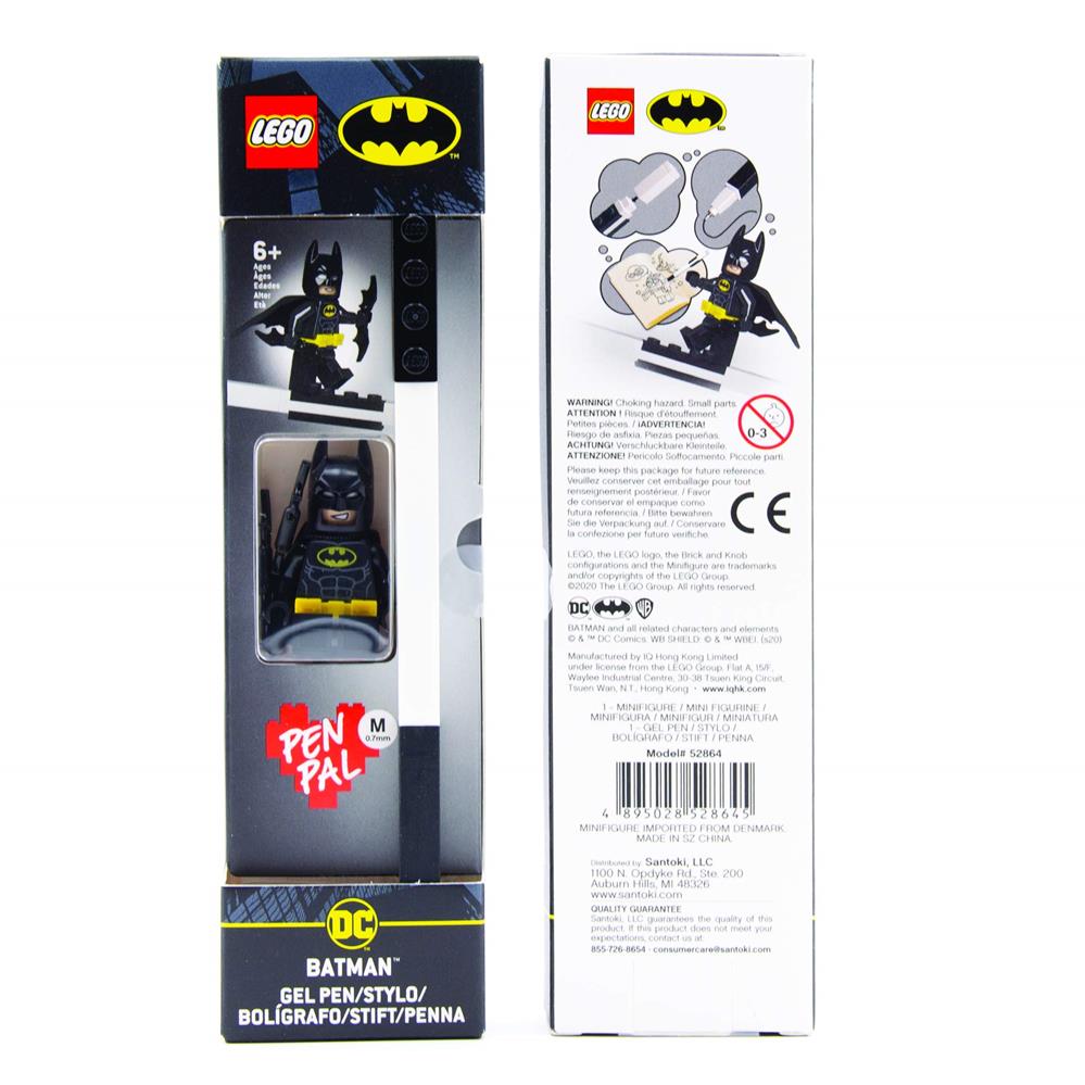 LEGO DC PENNA GEL NERA DI BATMAN CON MINIFIGURE 52864