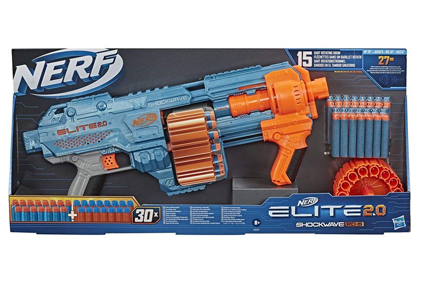 HASBRO NERF ELITE 2.0 SHOCKWAVE RD 15