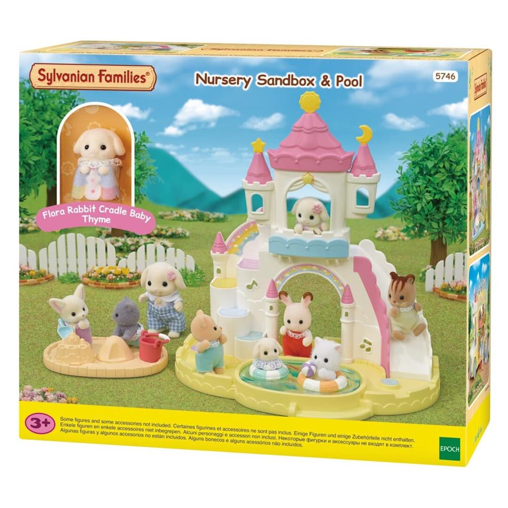 SYLVANIAN FAMILIES PISCINA E SABBIERA DELL' ASILO 5746