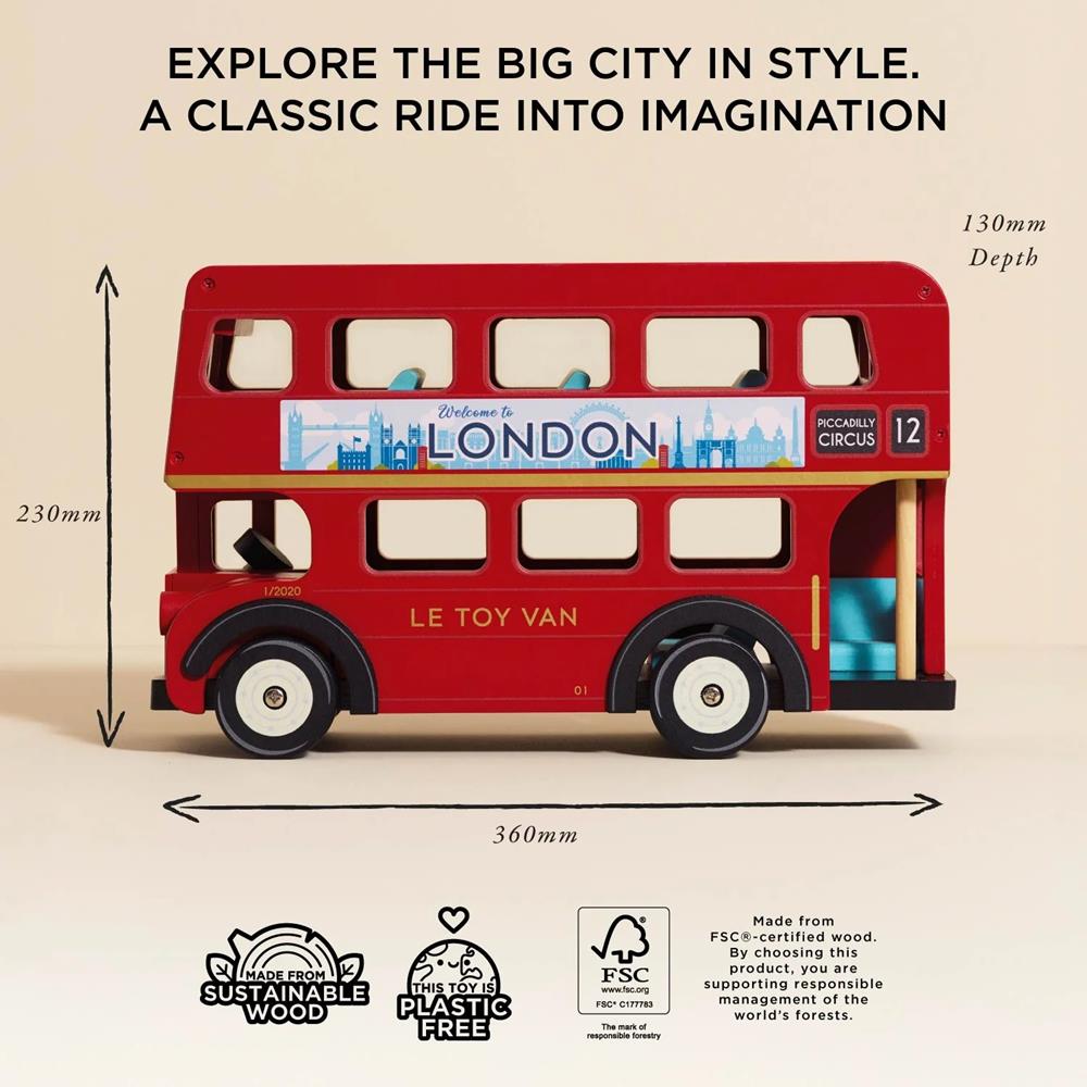 LE TOY VAN AUTOBUS DI LONDRA TV469